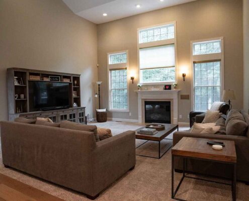 first floor remodel mickleton nj living room