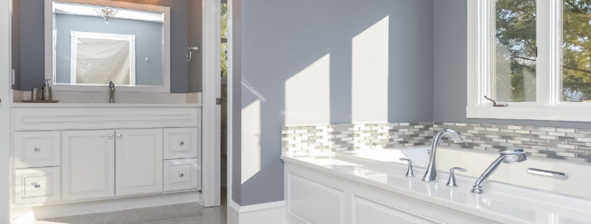 modern bathroom layout refined modern bathroom features ayars complete home improvements